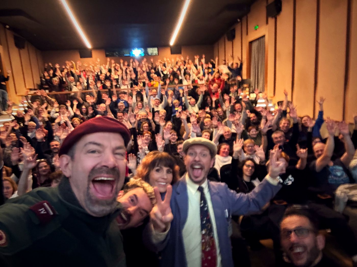 Pubblico durante un evento in sala